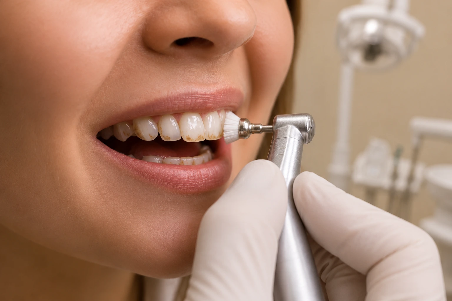 Limpeza dental e gengival